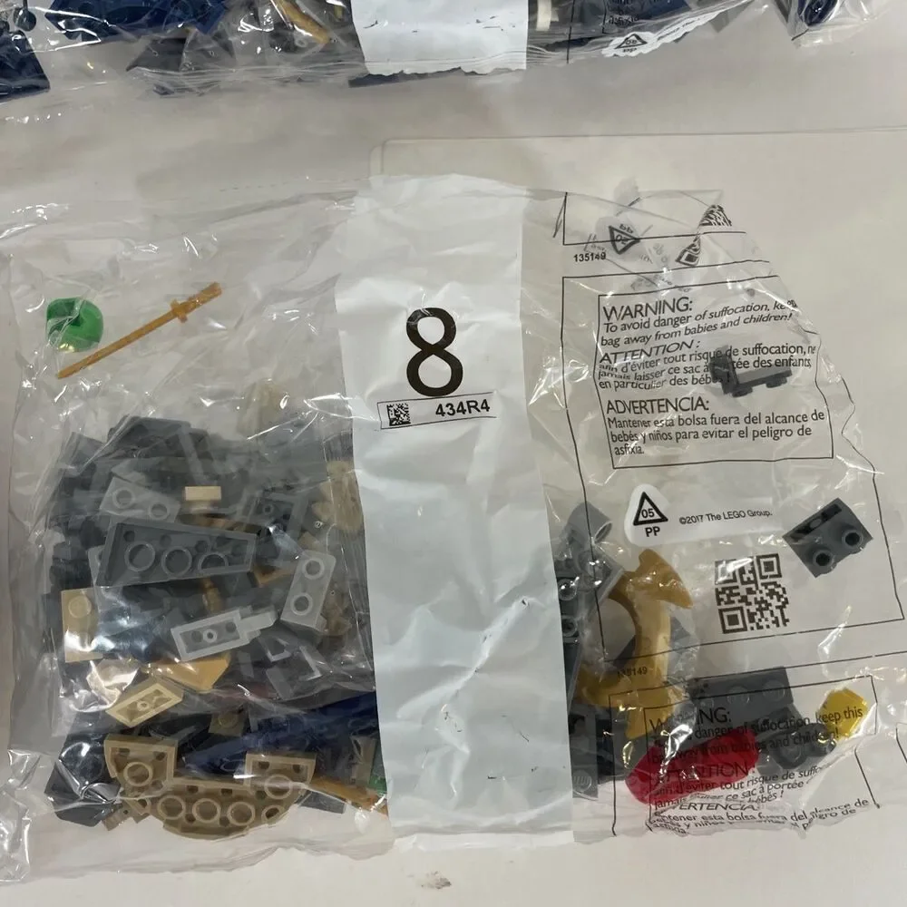 LEGO NINJAGO 71813 Wolf Mask Shadow Dojo Open Box All Bags Factory Sealed